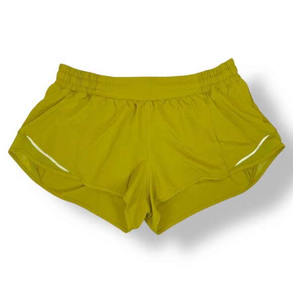 Lululemon | 12 | Hotty Hot Short 2.5" | Golden Lime | Activewear | Athleisure - Picture 1 of 16